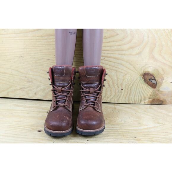 Keen Utility Boots Women 6M Brown Seattle Waterproof Steel Toe Work Gorpcore - Picture 2 of 9